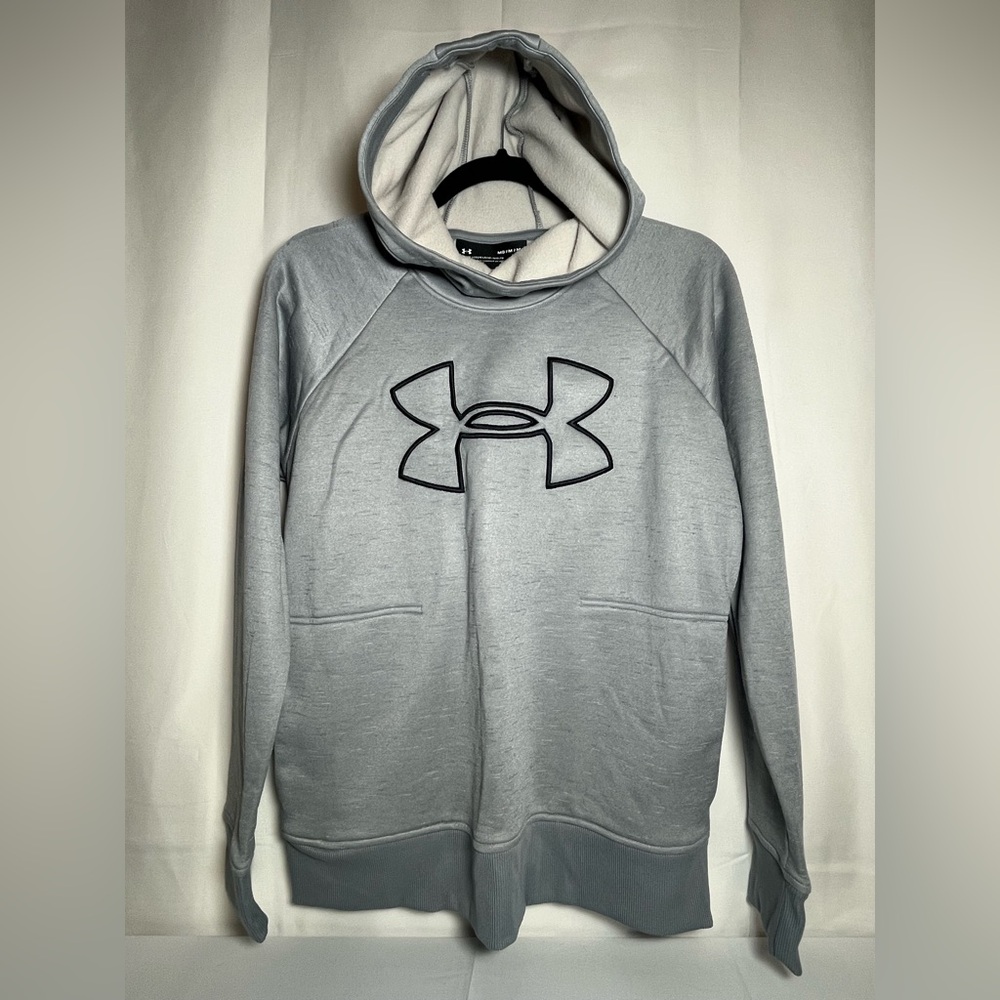 Under Armour Gray Hoodie with Black Logo